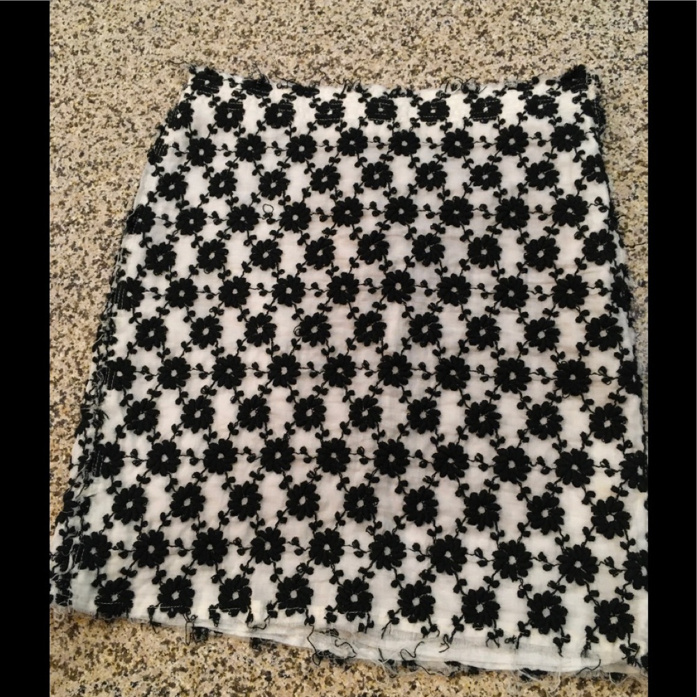 Black and white Polecci skirt